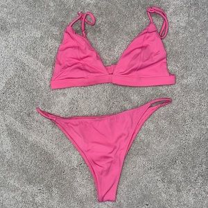 Pink Bathing 2piece Suit